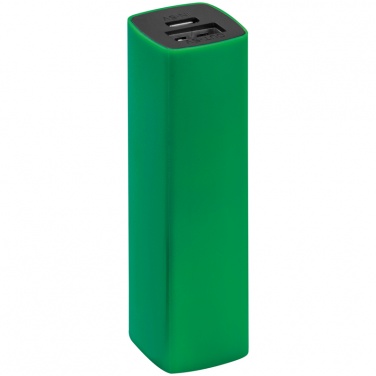Logotrade promotional merchandise image of: 2200 mAh Powerbank with case, Green