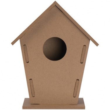 Logo trade promotional giveaways image of: Bird house, beige