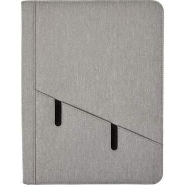 Logo trade promotional giveaway photo of: Conference folder A4 with notepad, Grey