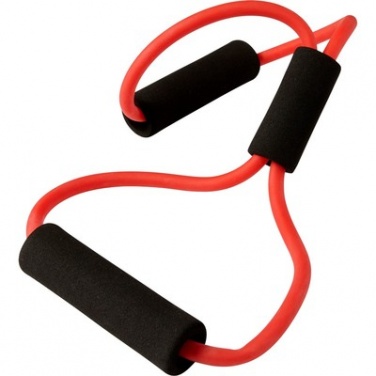 Logotrade promotional item picture of: Elastic fitness training strap, Red