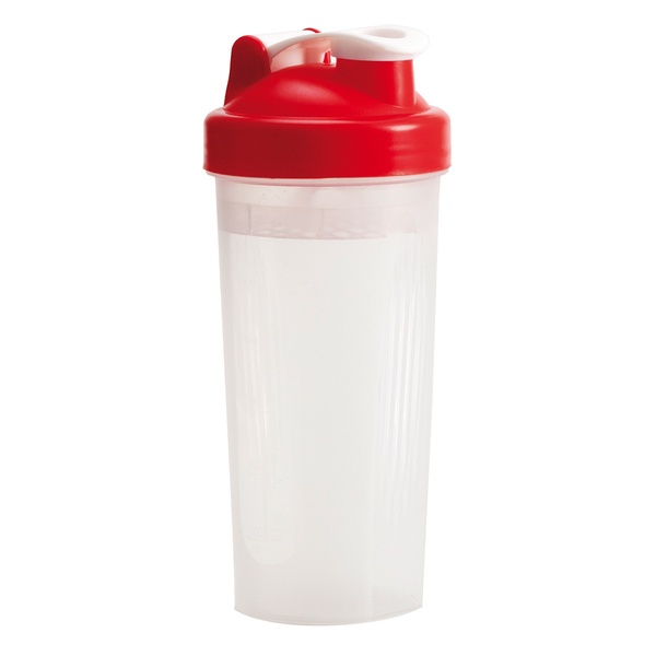 Logotrade promotional item picture of: 600 ml Muscle Up shaker, red