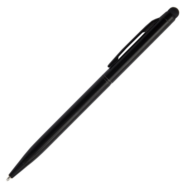 Logotrade promotional gifts photo of: Touch Top ballpen, black