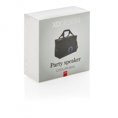 Logo trade advertising products picture of: Party speaker cooler bag, black