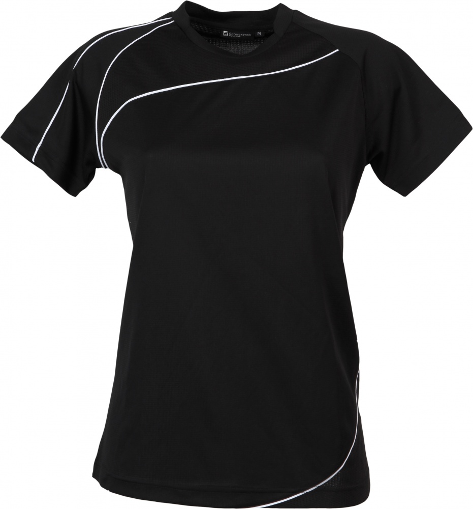 Logotrade promotional gift picture of: RILA WOMEN T-shirt, black