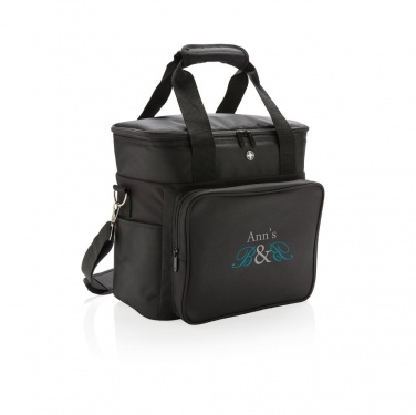 Logo trade advertising products picture of: Swiss Peak cooler bag
, Black
