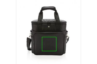 Logo trade promotional products image of: Swiss Peak cooler bag
, Black