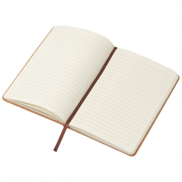 Logo trade promotional gifts picture of: Cork notebook - DIN A5, beige