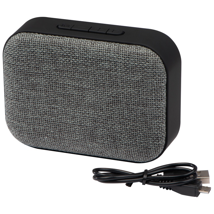 Logotrade promotional gift picture of: Bluetooth speaker + radio, grey