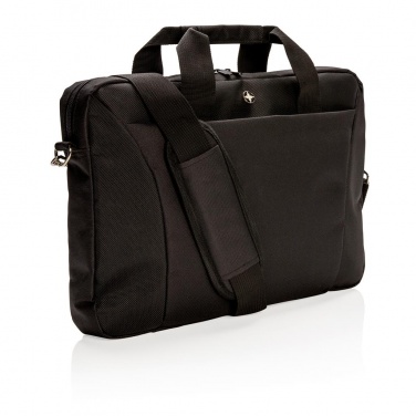 Logotrade promotional gift image of: Swiss Peak 15.4” laptop bag, black