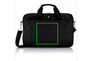 Logo trade promotional item photo of: Swiss Peak 15.4” laptop bag, black