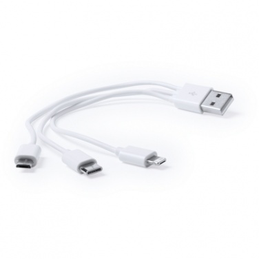 Logotrade promotional item picture of: Charging cable, blue box