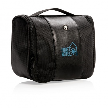Logotrade business gift image of: Swiss Peak toilet bag, black