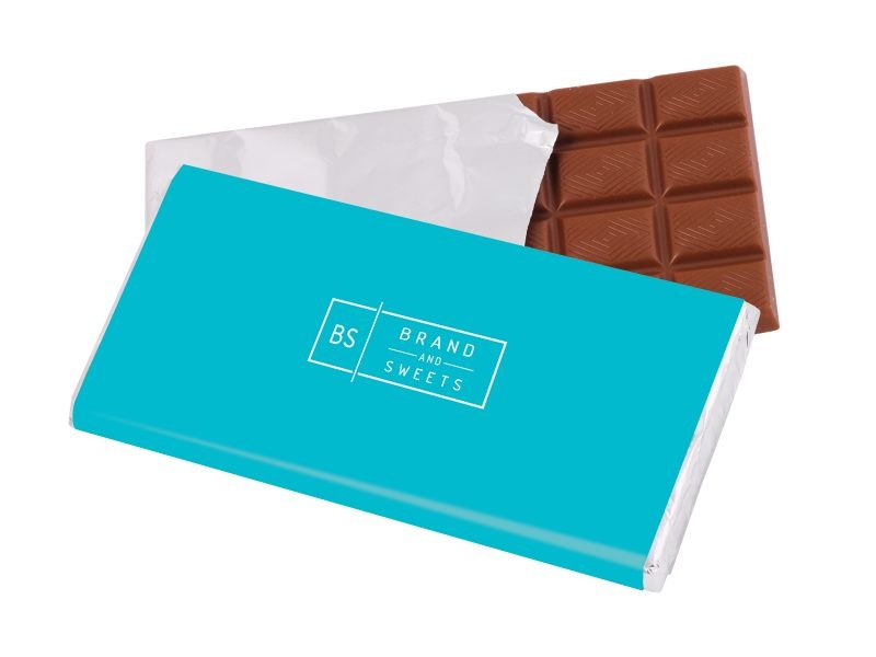 Logo trade promotional items image of: Chocolate 100 g in label