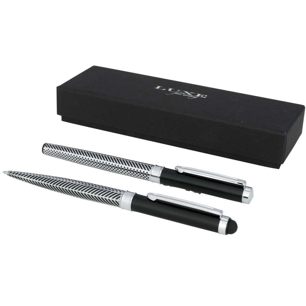 Logotrade business gifts photo of: Empire Duo Pen Gift Set, silver
