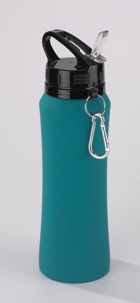 Logotrade promotional item image of: Water bottle Colorissimo, 700 ml, turquoise