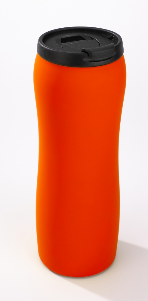 Logotrade corporate gifts photo of: THERMAL MUG COLORISSIMO, 500 ml, orange