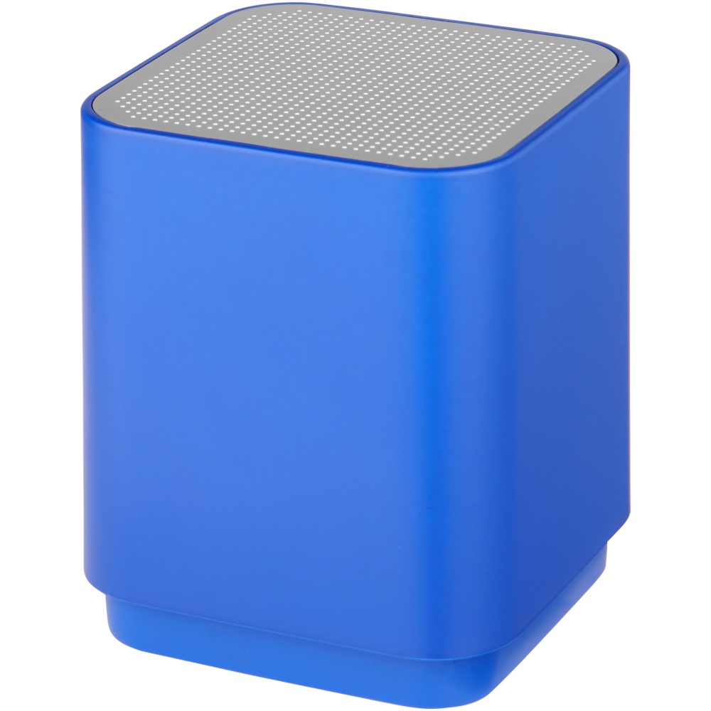Logo trade promotional merchandise picture of: Beam light-up Bluetooth® speaker, royal blue