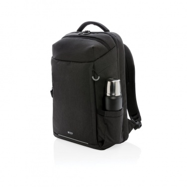 Logotrade promotional merchandise photo of: Swiss Peak XXL weekend travel backpack with RFID and USB, black