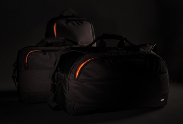 Logo trade promotional merchandise image of: Swiss Peak modern weekend bag, black