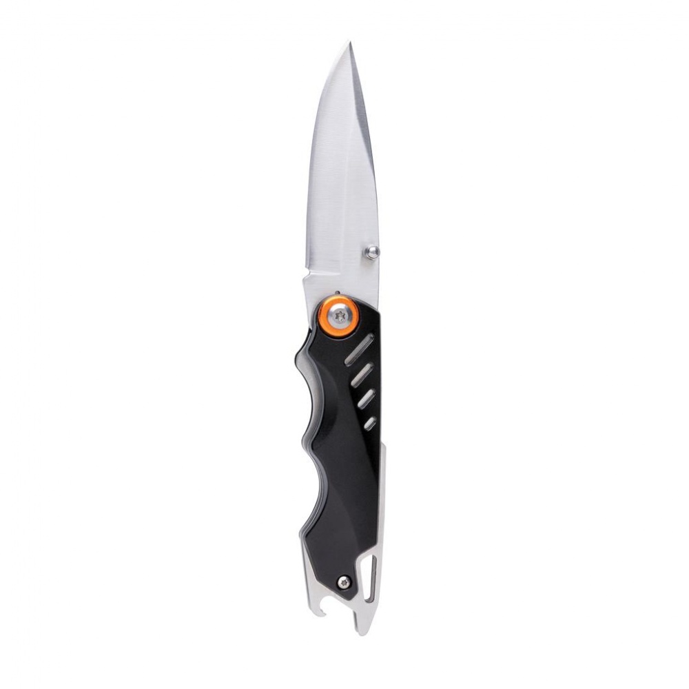 Logo trade business gift photo of: Excalibur outdoor knife, black