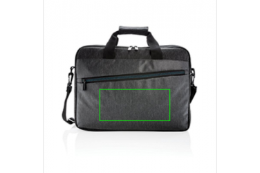 Logo trade promotional merchandise photo of: 900D laptop bag PVC free, black