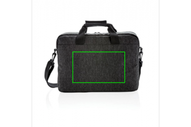 Logotrade promotional gift image of: 900D laptop bag PVC free, black