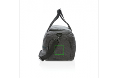 Logo trade promotional giveaway photo of: 900D weekend/sports bag PVC free, black