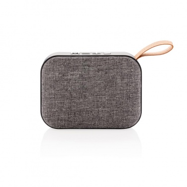 Logo trade business gift photo of: Fabric trend speaker, anthracite