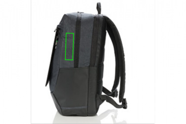 Logotrade promotional giveaways photo of: Swiss Peak eclipse solar backpack, black