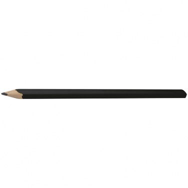 Logo trade promotional gift photo of: Carpenter's pencil, black
