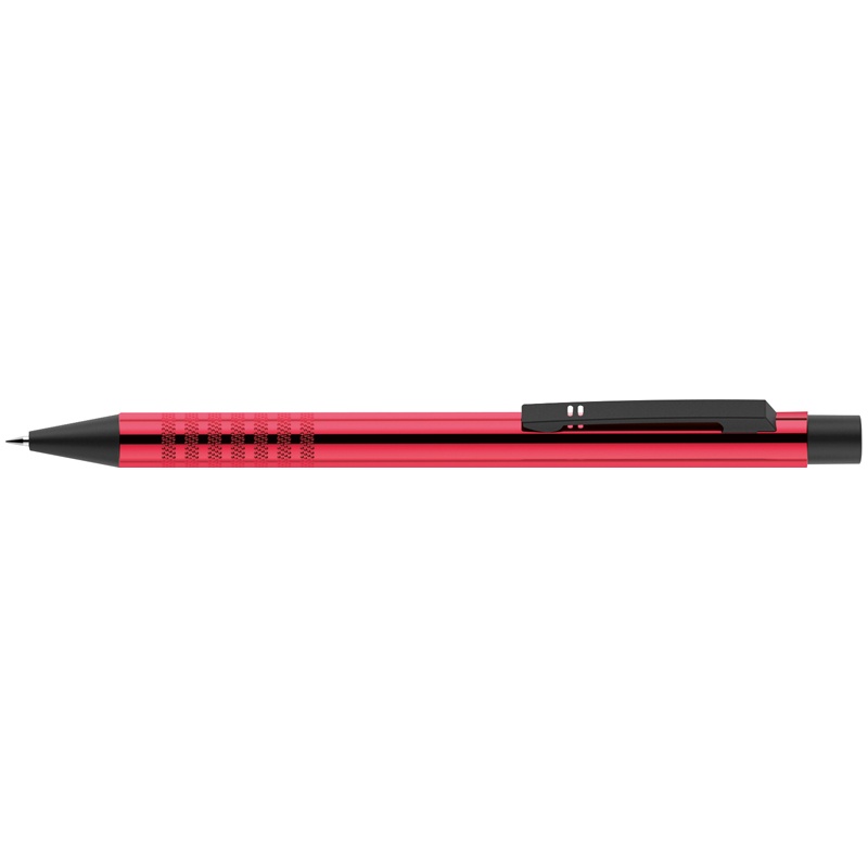 Logotrade business gifts photo of: Retractable ballpen made of metal, Red