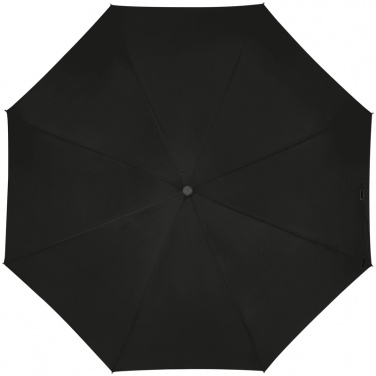 Logo trade corporate gift photo of: Automatic pocket umbrella with carabiner handle, Black