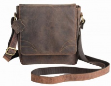 Genuine leather bag Wildernes, brown