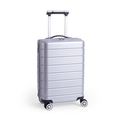 Logo trade corporate gifts picture of: Trolley bag, metallic silver