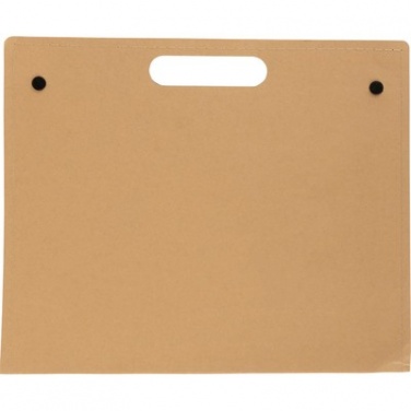 Logo trade advertising product photo of: Conference folder, notebook A4, ball pen, sticky notes, beige