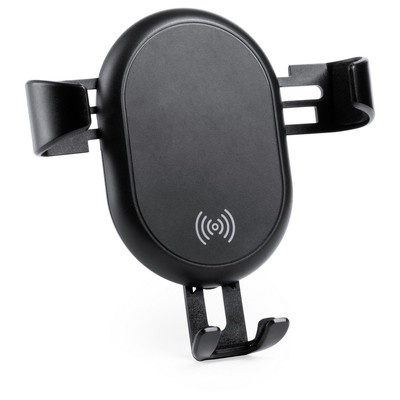 Logo trade advertising products image of: Mobile phone holder for car, wireless charger