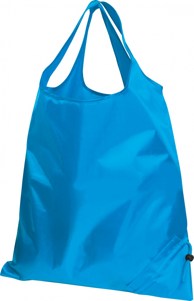 Logo trade promotional merchandise image of: Foldable shopping bag, Blue