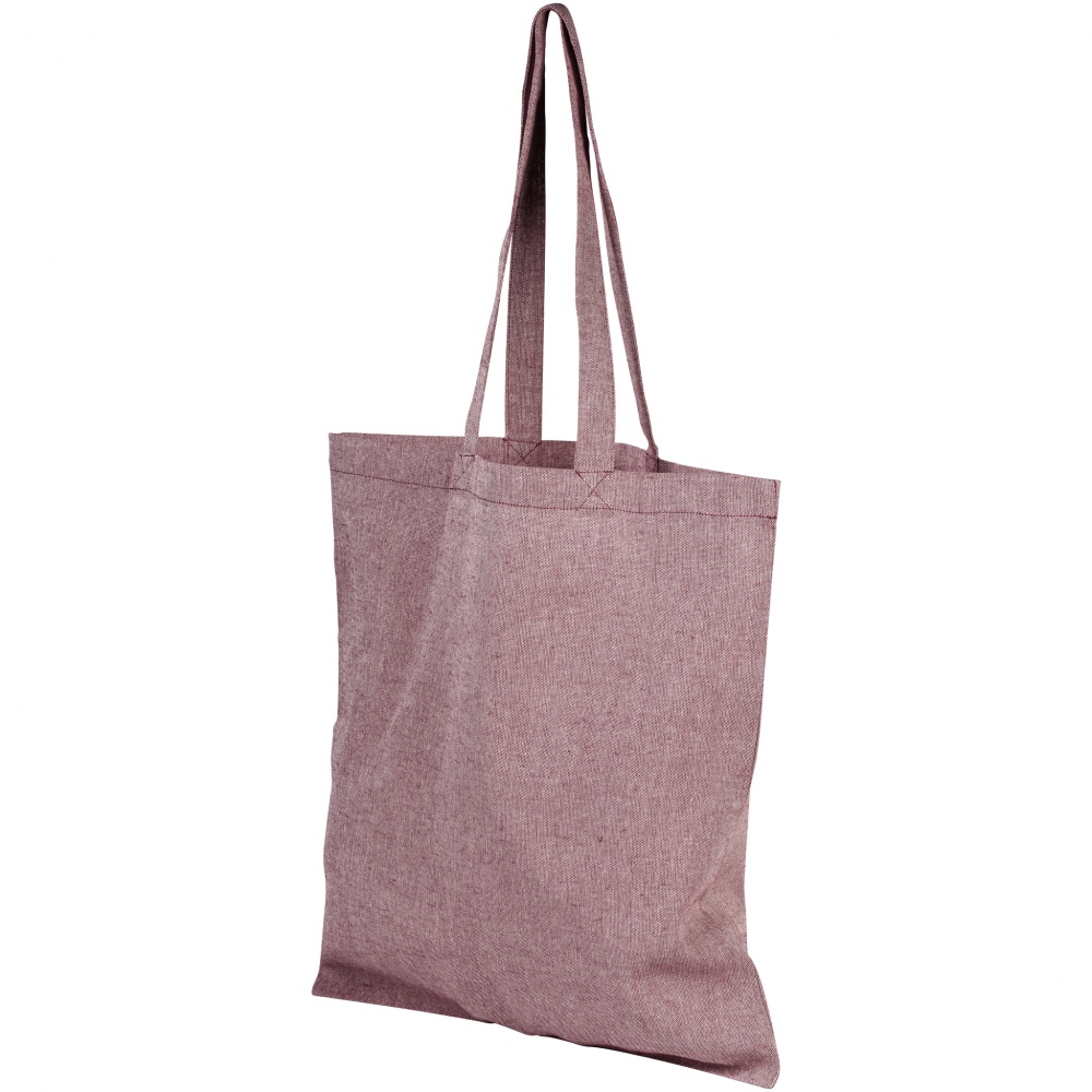 Logo trade promotional gifts picture of: Pheebs 180 g/m² recycled cotton tote bag
