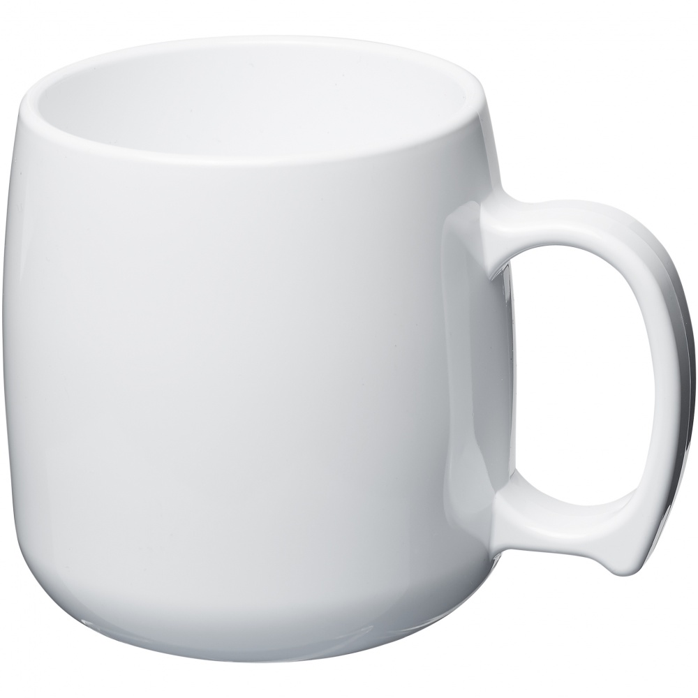 Logotrade promotional gifts photo of: Classic 300 ml plastic mug, white