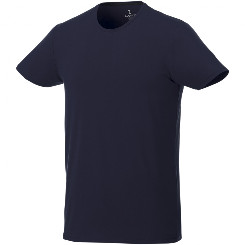Logotrade promotional gifts photo of: Balfour short sleeve men's organic t-shirt, navy