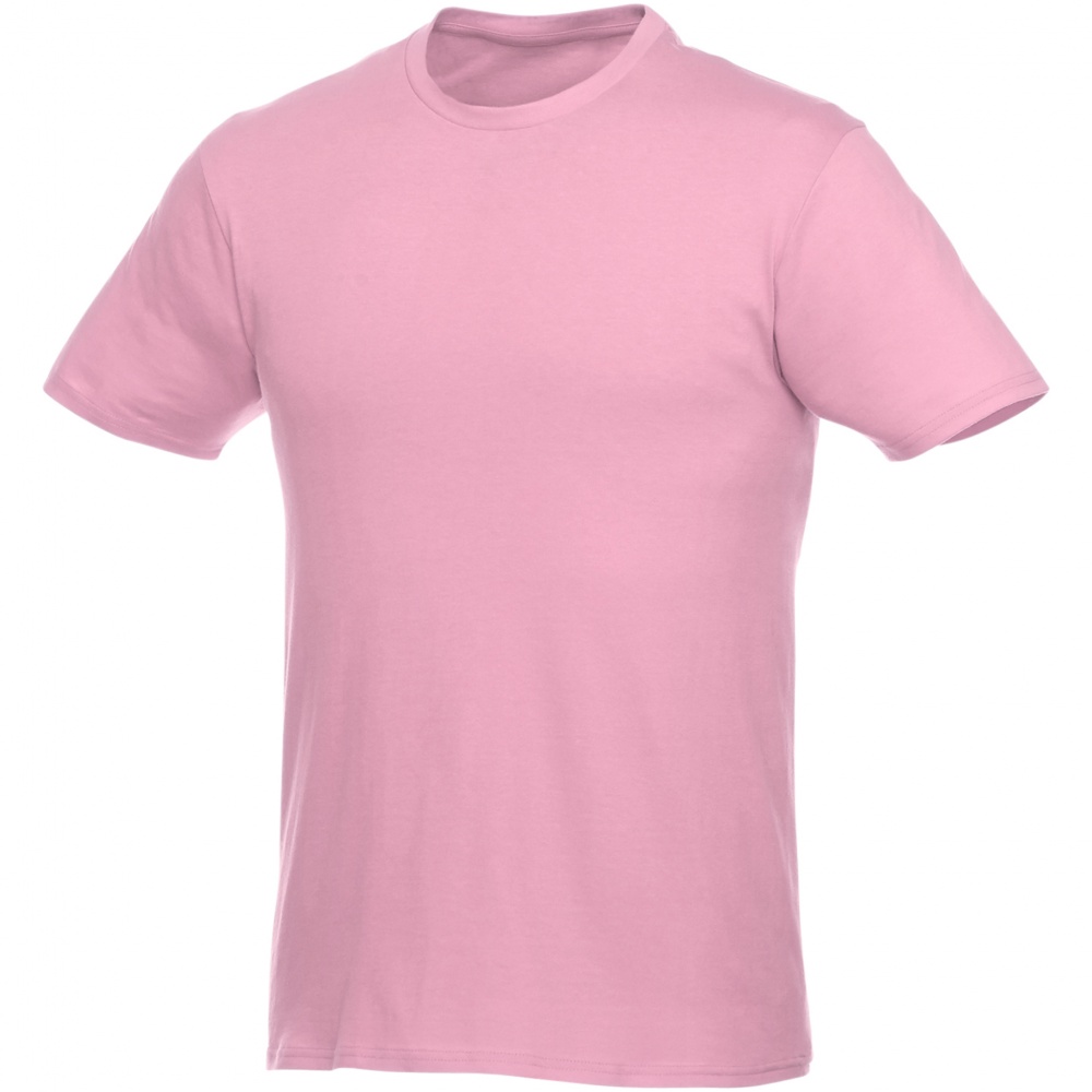 Logo trade promotional items image of: Heros short sleeve unisex t-shirt, light pink