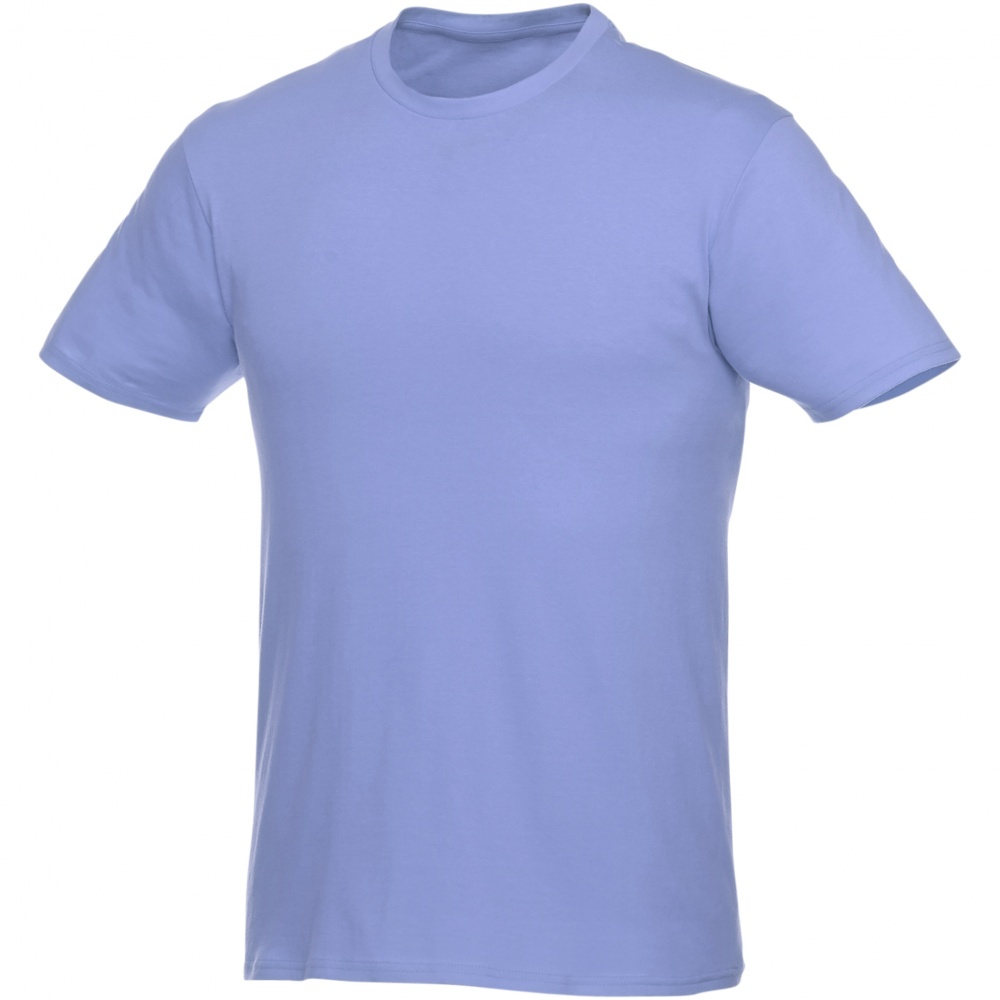 Logotrade promotional item image of: Heros short sleeve unisex t-shirt, light blue