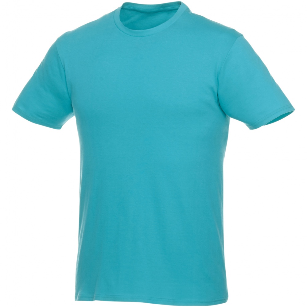 Logo trade corporate gift photo of: Heros short sleeve unisex t-shirt, turquoise