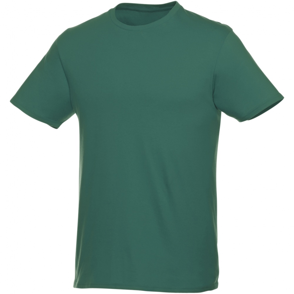 Logo trade corporate gift photo of: Heros short sleeve unisex t-shirt, dark green
