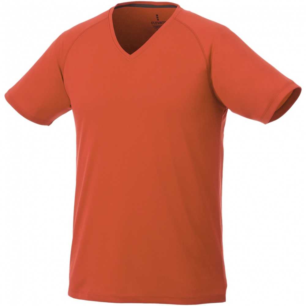 Logotrade advertising product image of: Amery men's cool fit v-neck shirt, oranssi
