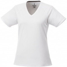 Amery women's cool fit v-neck shirt, white
