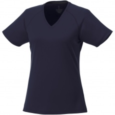 Amery women's cool fit v-neck shirt, navy blue