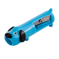 Doggie pencil sharpener, blue