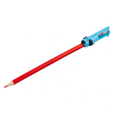 Logo trade promotional merchandise photo of: Doggie pencil sharpener, blue
