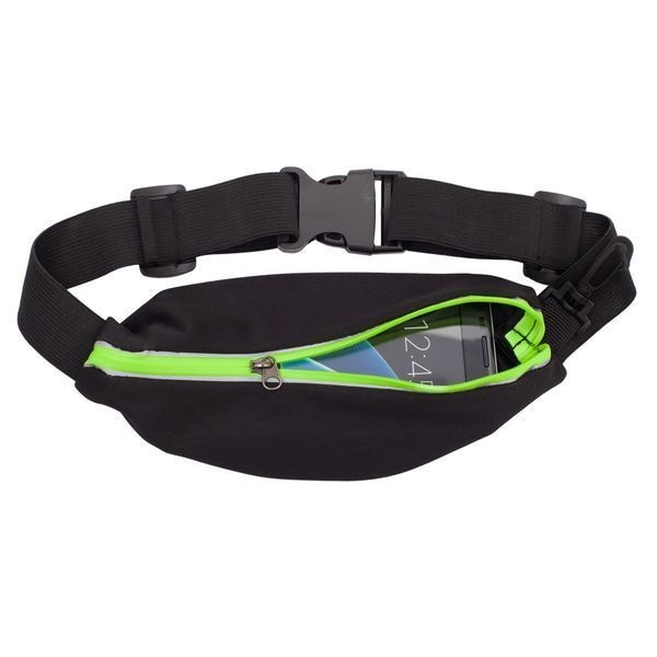 Logotrade promotional items photo of: Ease sports waist bag, black/light green